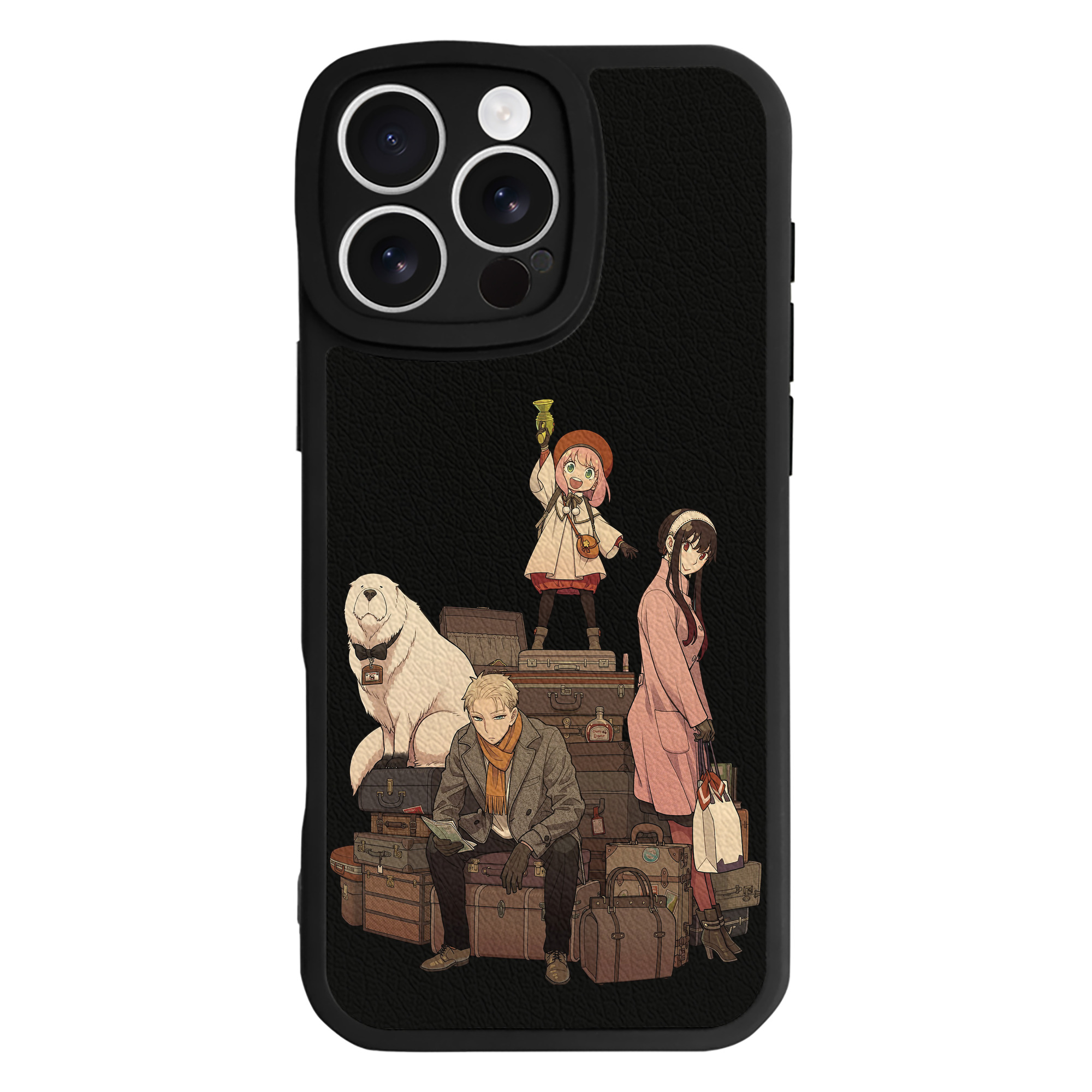 （画像用） SPY×FAMILY间谍家家酒 【iPhone 16シリーズ対応】シリコンスマホケース（レザー調） 材質：シリコン